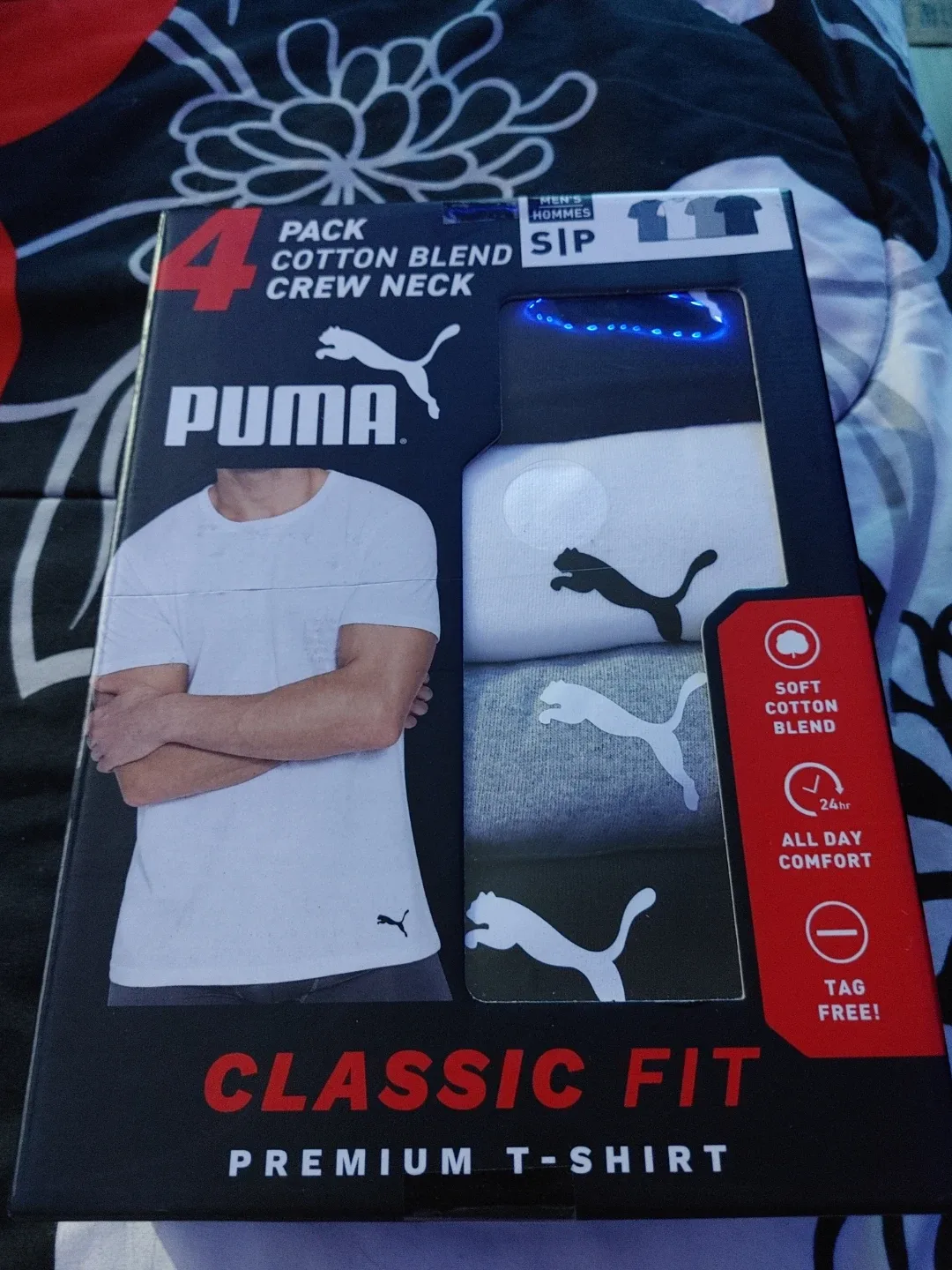 Puma Classic Fit Premium T-Shirt - 4 Pack - small