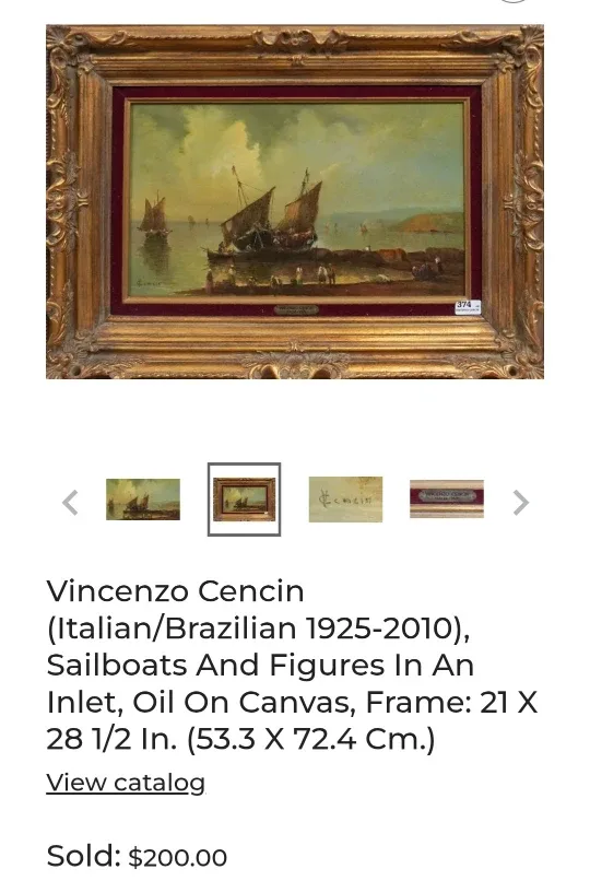 2 vintage italian paintings image indicator(5)