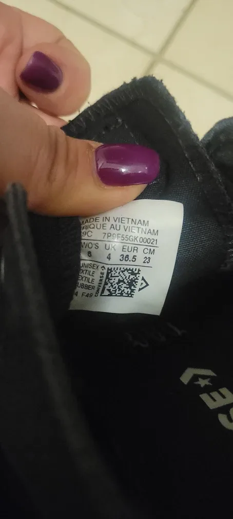 Converse All Star Low Top - Black - Women's Size 6 image indicator(3)