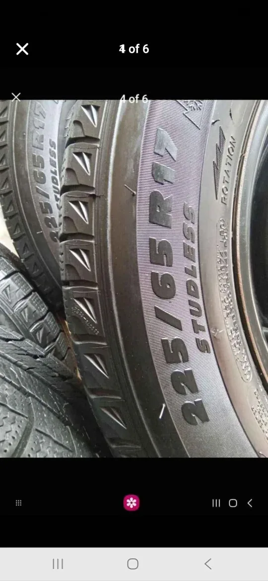 Michelin 225/65R17 Studless Winter Tires image indicator(4)