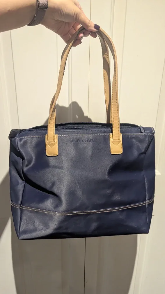 Estee Lauder Navy Tote Bag
