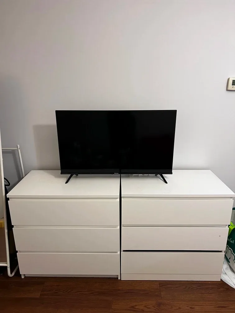 White IKEA Dressers
