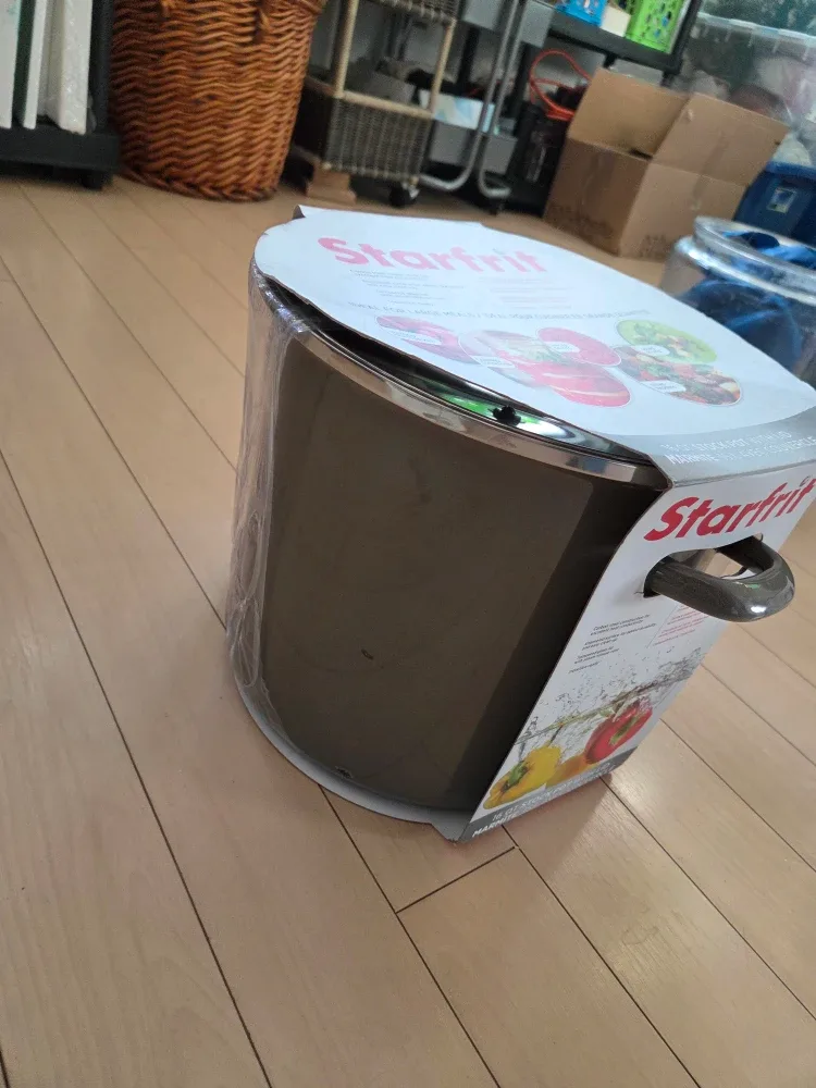 Starfrit 16 QT Stock Pot with Lid - New in Box! image indicator(2)