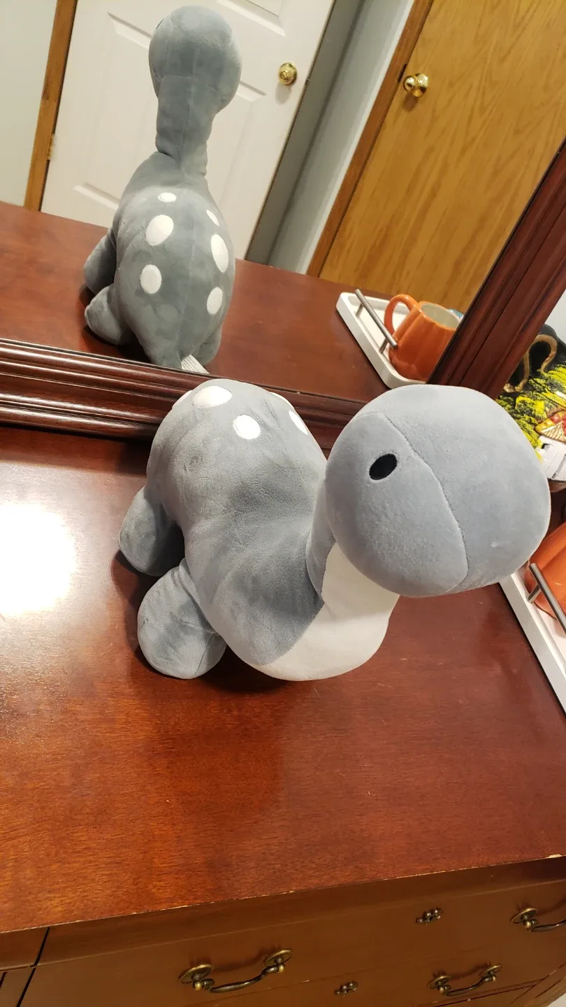 Grey Plush Dinosaur image indicator(2)