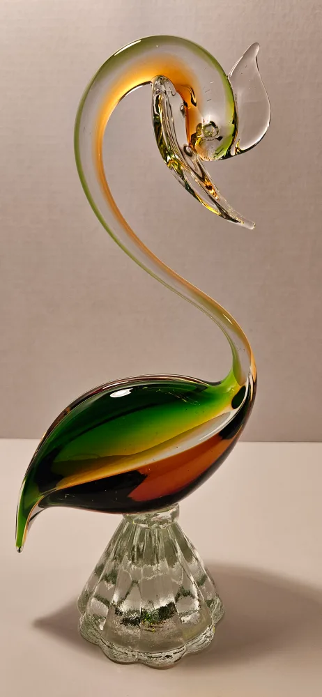 Glass Swan Figurine - Decorative Art image indicator(5)