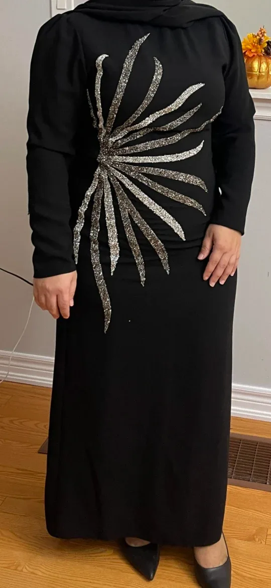 Beautiful black dress image indicator(3)