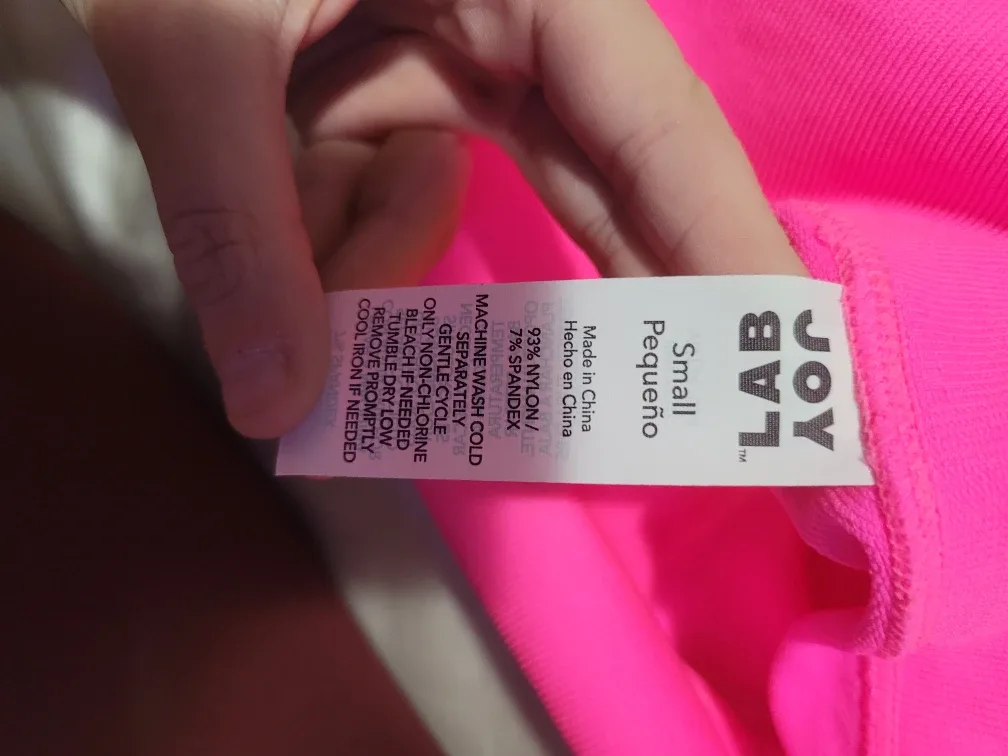 JoyLab Hot Pink Biker Shorts - Size Small image indicator(2)