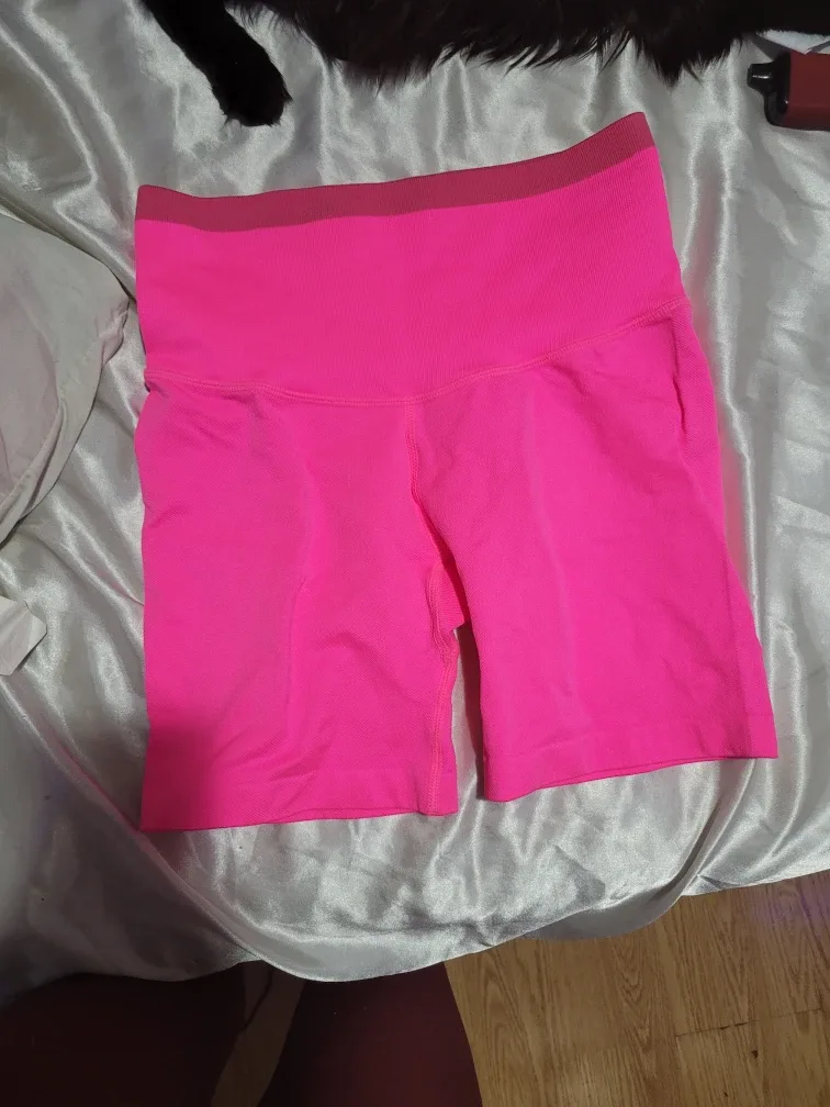 JoyLab Hot Pink Biker Shorts - Size Small image indicator(3)