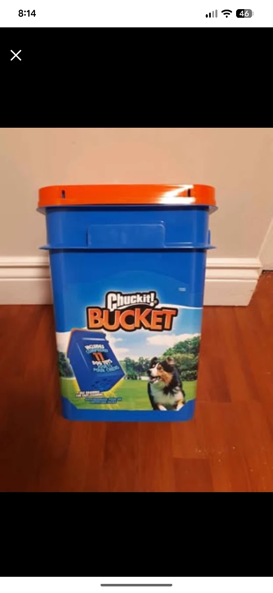 Chuckit! Dog Toys Bucket - 11 Toys New only two left $40 - photo 3