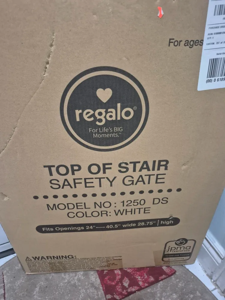 Top of the stairs safety gate image indicator(3)