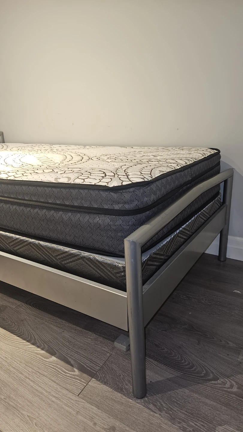 Bamboo Mattress with box and metal frame - photo 4