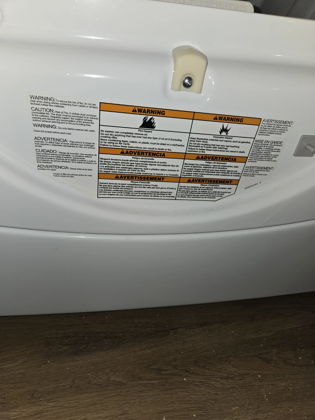 Amana Tandem 7300 White Clothes Dryer - photo 2