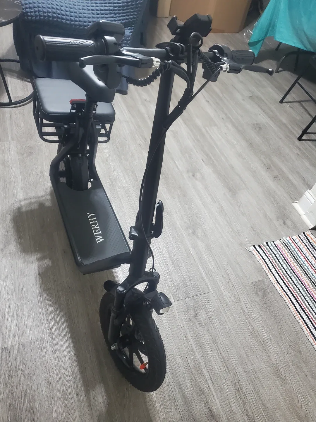 WERHY Electric Scooter with Seat image indicator(3)