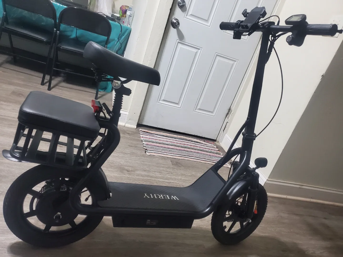 WERHY Electric Scooter with Seat image indicator(5)