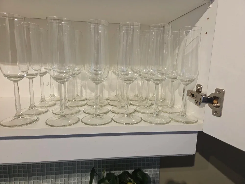 Champagne Flutes. 24 total