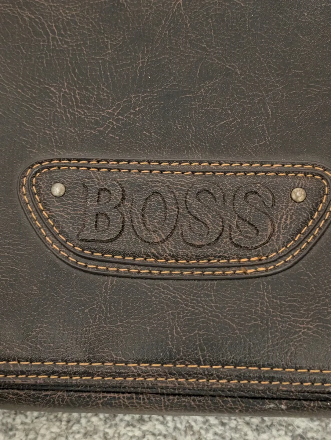 BOSS Brown Messenger Bag