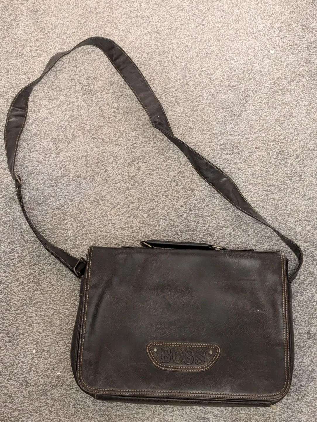 BOSS Brown Messenger Bag image indicator(2)