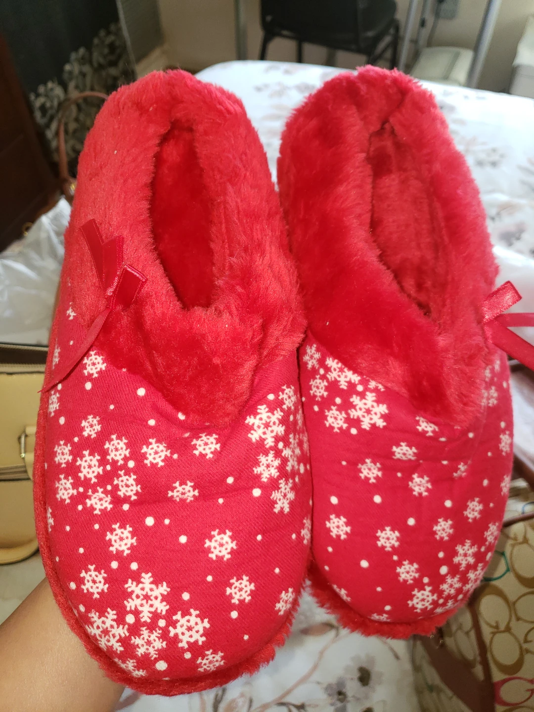 La Senza Red Slippers