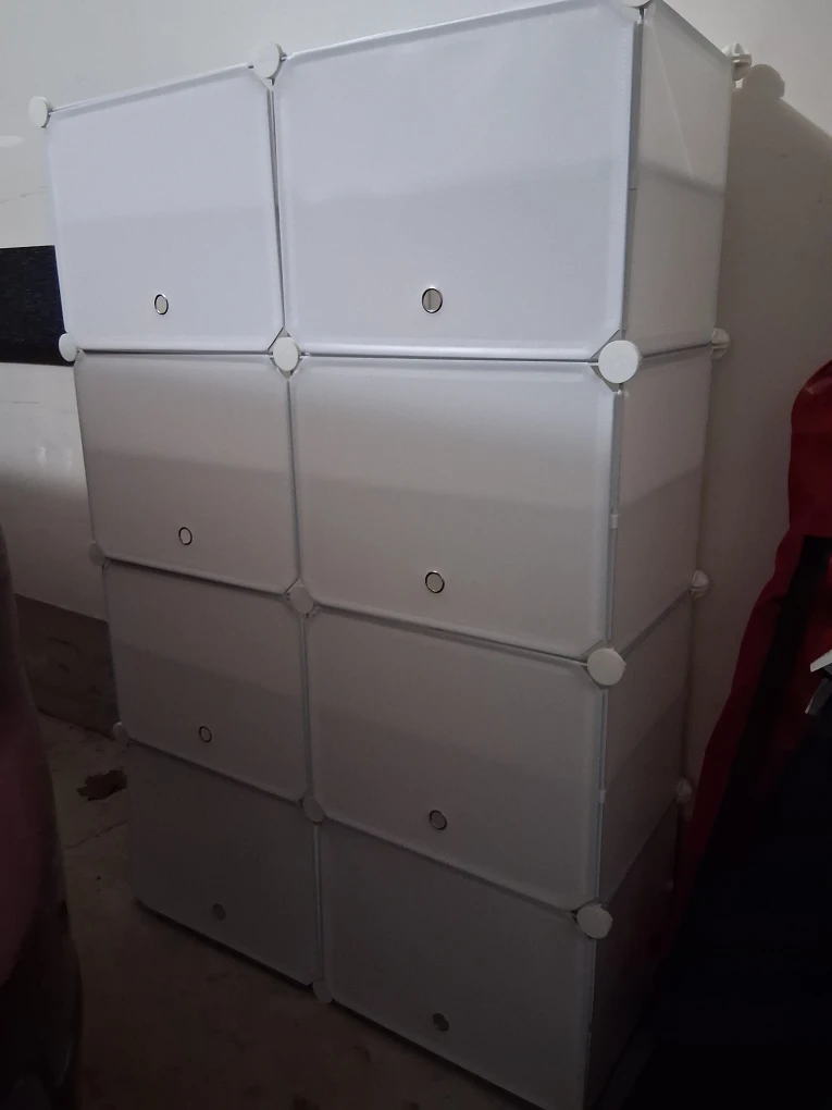 White Modular Cube Storage Shelf