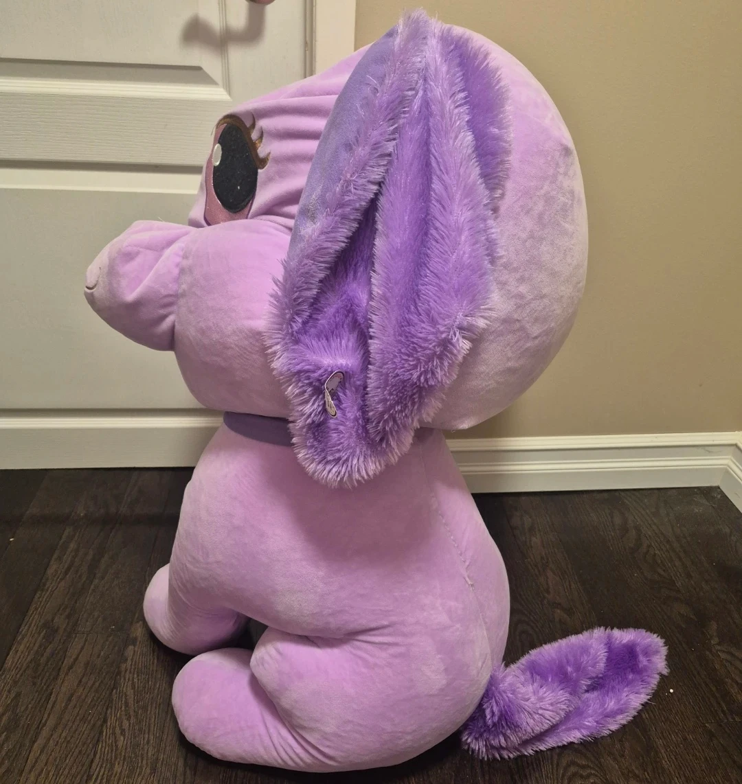 Large Purple Plush Puppy Dog - photo 2