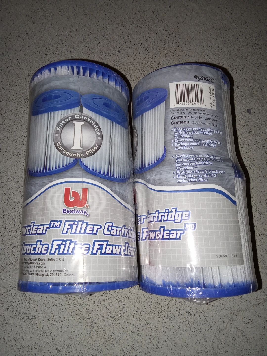 New Flowclear Filter Cartridge 2-Pack x2