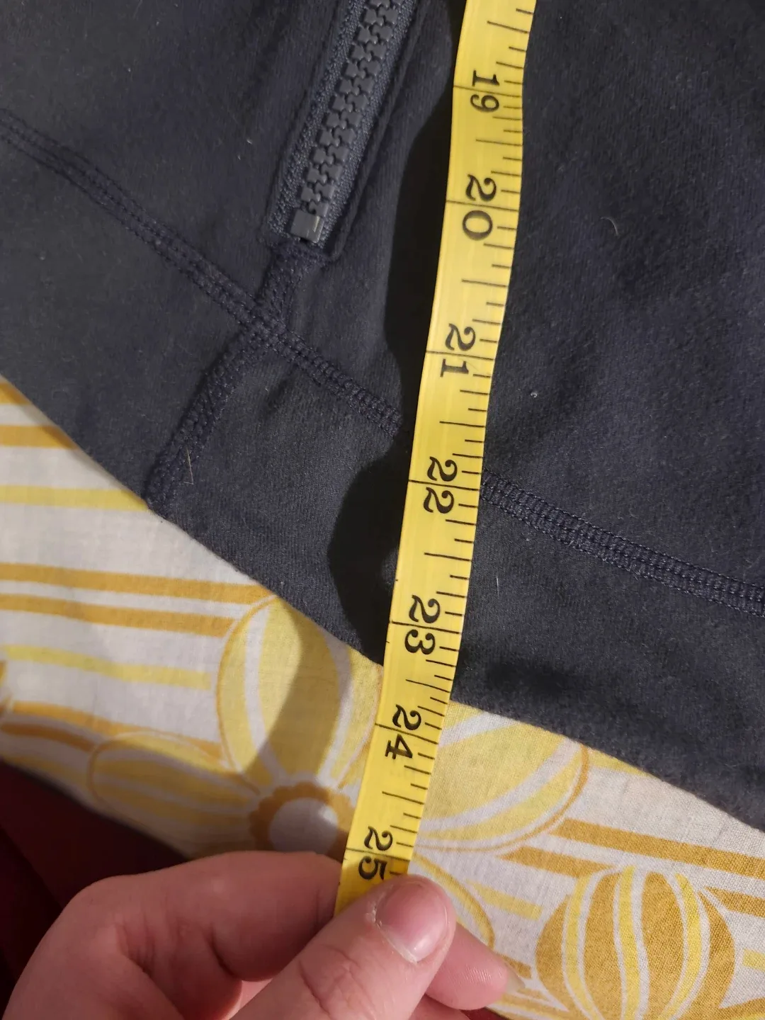 Lululemon Half Moon Hooded Jacket in Coal Gray and Angel Blue image indicator(8)