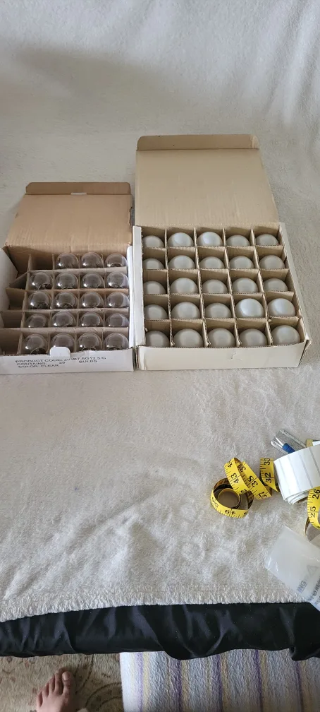 Vintage Christmas Light Bulbs - Multi-Colour image indicator(10)