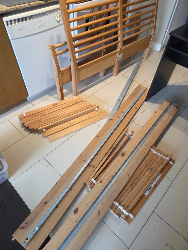 IKEA Lade Full/Double Bed Frame image indicator(4)