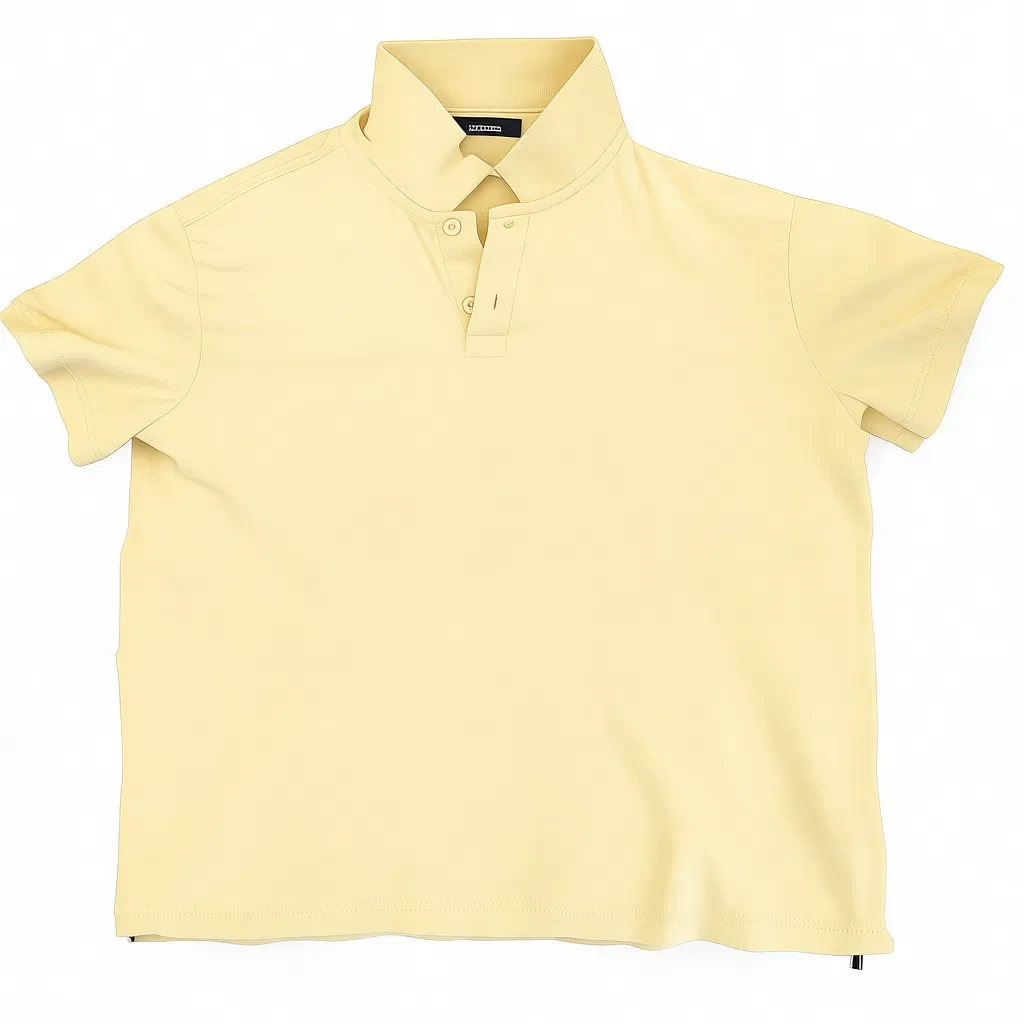 Solid Yellow Polo Shirt