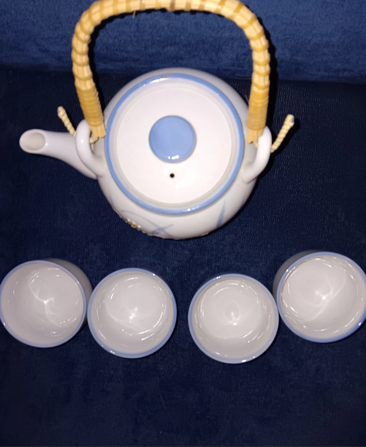 Tea Set with Teapot and 4 Cups - photo 5