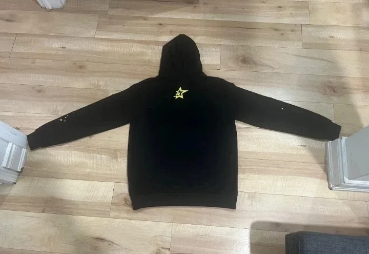SP5DER Black Hoodie image indicator(3)