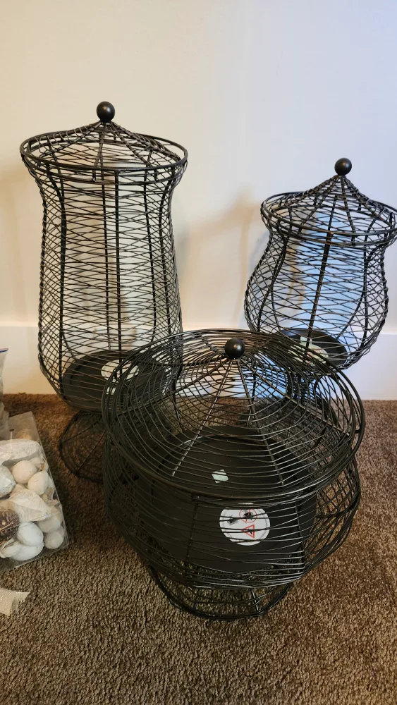 PARTYLITE Decorative Wire Candle Holders - Set of 3 image indicator(4)