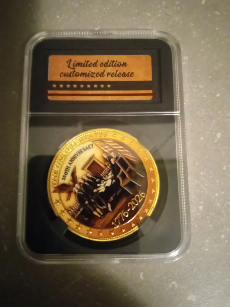 Limited Edition 250th Anniversary Coin (1776-2026) image indicator(2)
