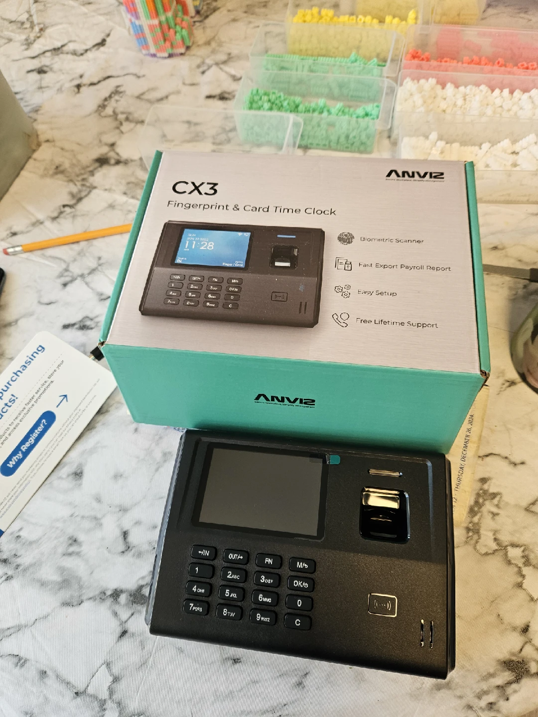 Anviz CX3 Fingerprint & Card Time Clock