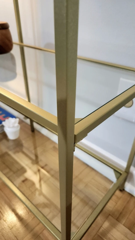 3-level Glass Gold Console Table *new - photo 4