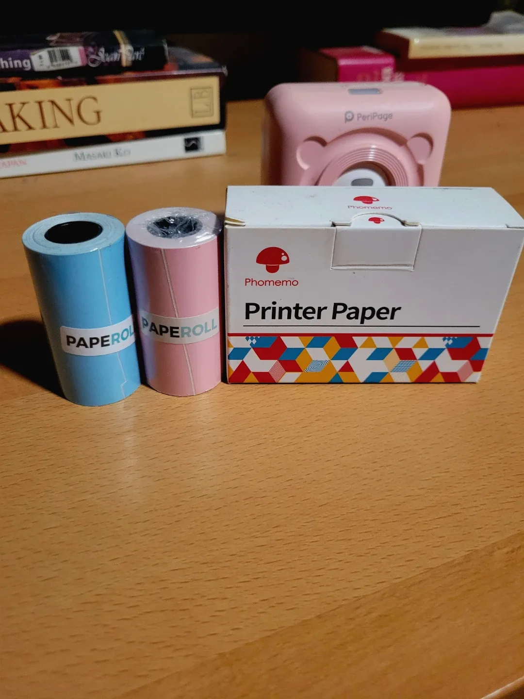 PeriPage Pink Mini Printer image indicator(2)