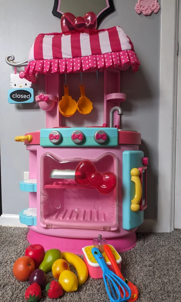 Hello Kitty Kitchen Café Playset – Sanrio – Discontinued