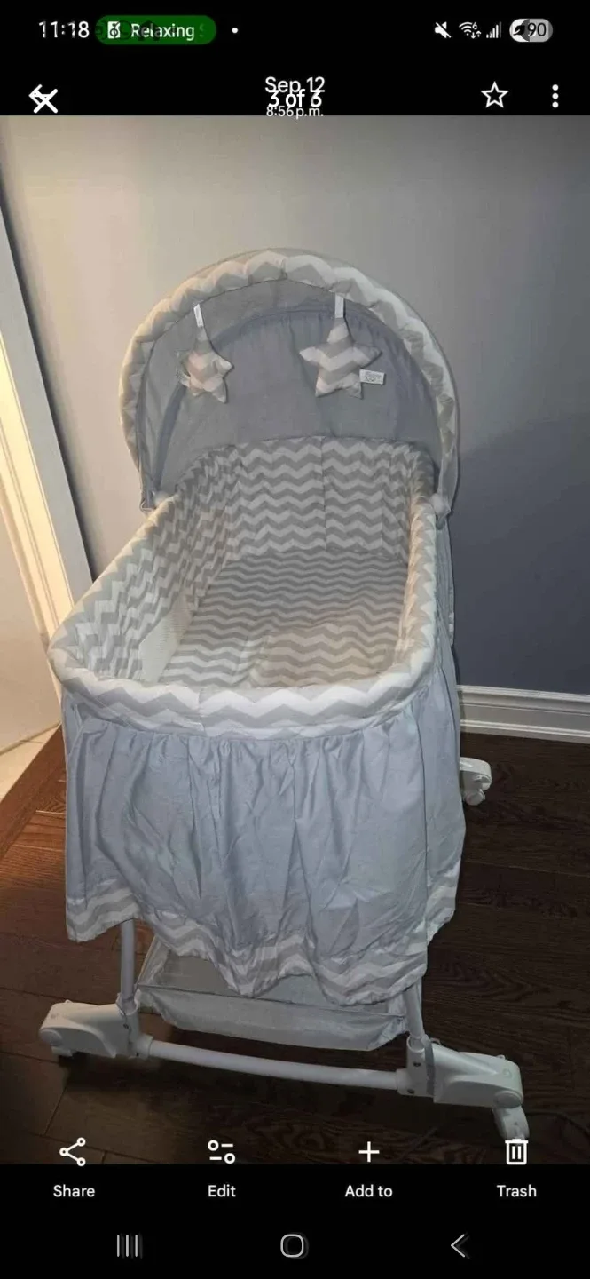 Bily Rocking Bassinet - Baby Sleeper