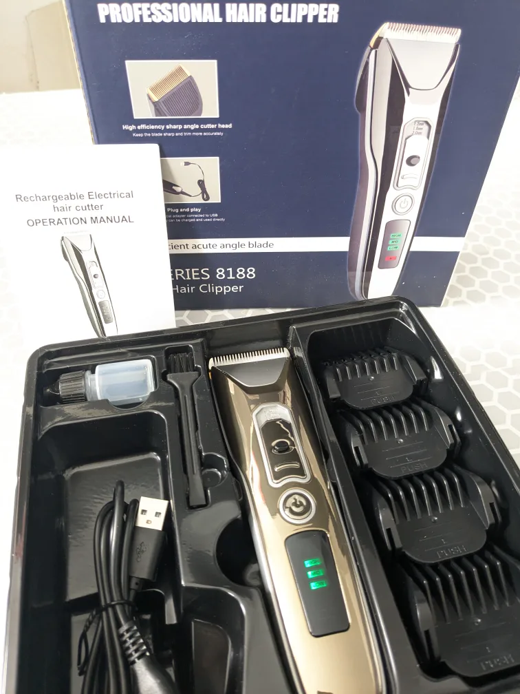 Professional USB RECHARGEABLE Hair Clipper Set thumbnail