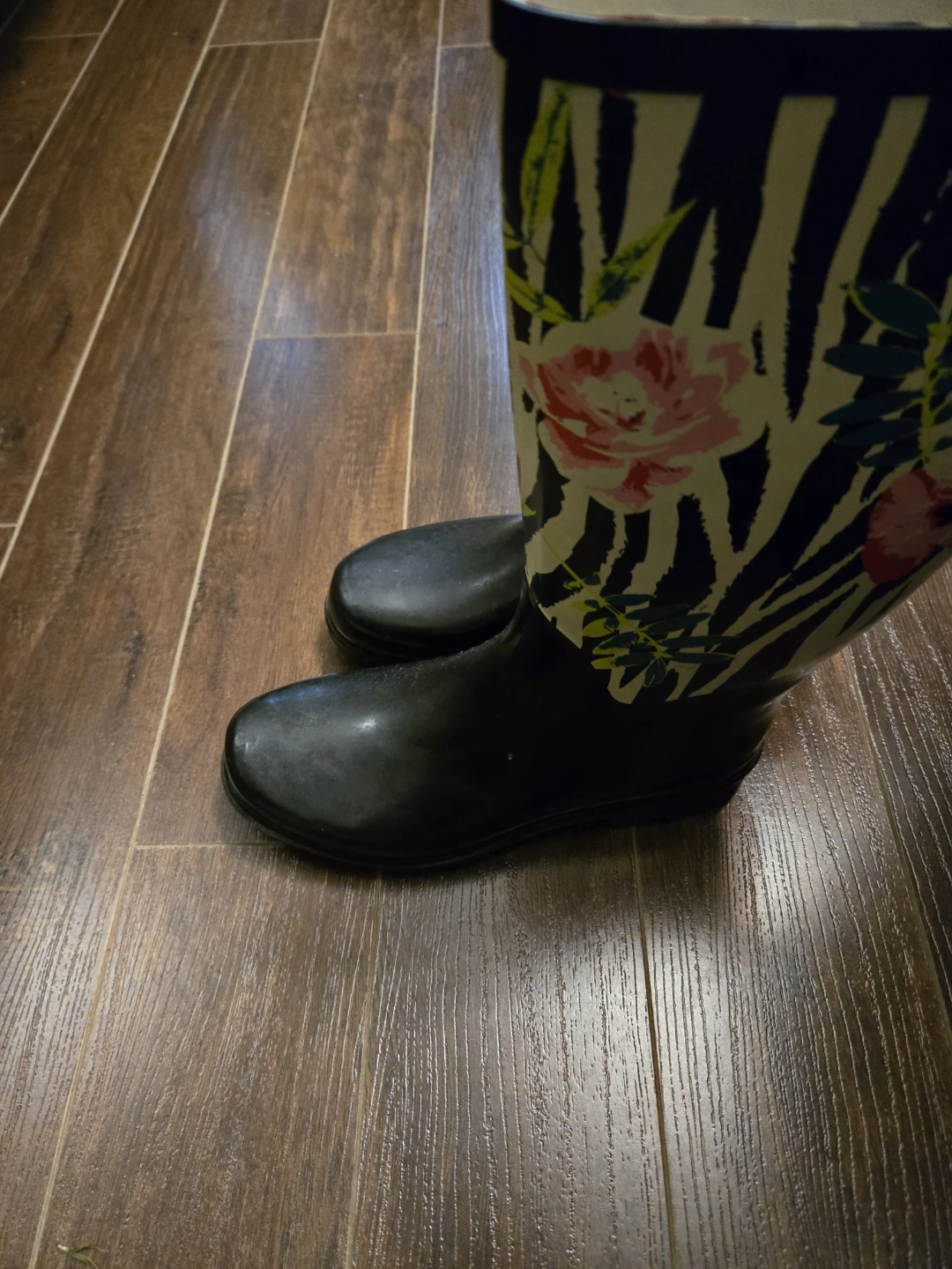 Floral Rain Boots - Size 10 - photo 3