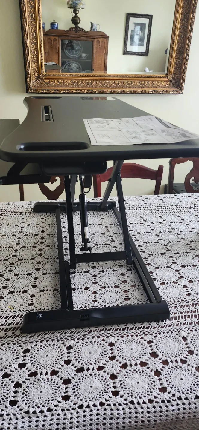 New in Box TechOrbits Sit-Stand Desktop Workstation image indicator(3)