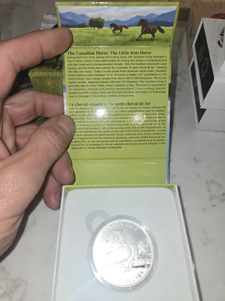 The Canadian Horse: Little Iron Horse 2015 $100 Coin