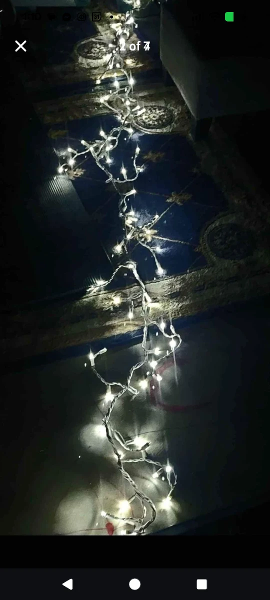 White + Red old school mini bulb style & Bright white LED bulb x - photo 3