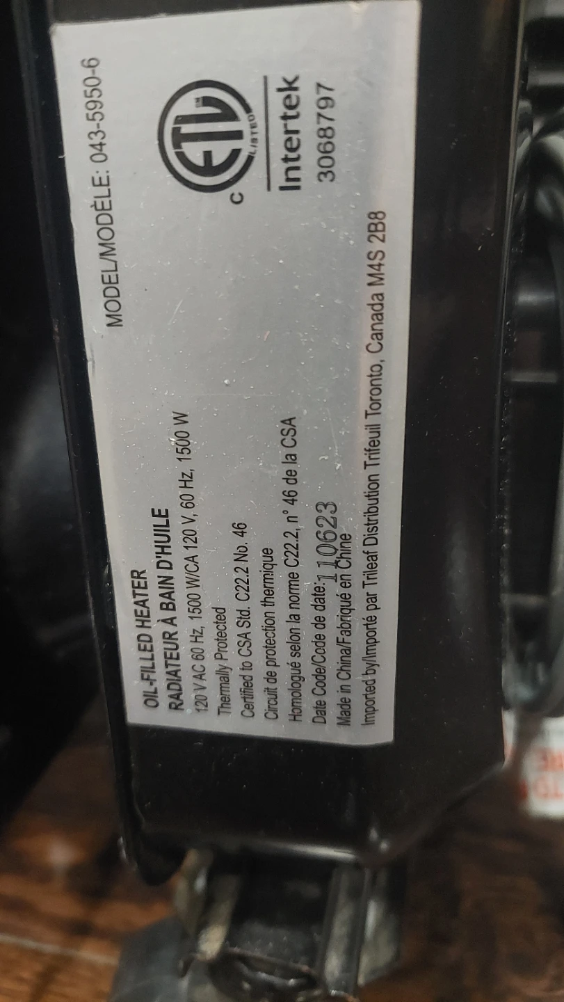 Garrison Oil-Filled Heater - photo 3