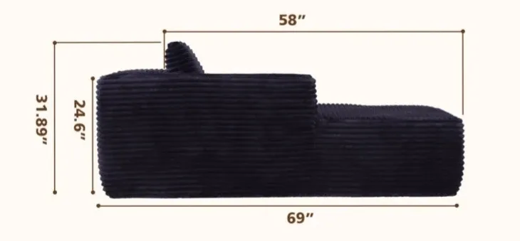 Boneless Memory Foam Couch Sofa image indicator(3)