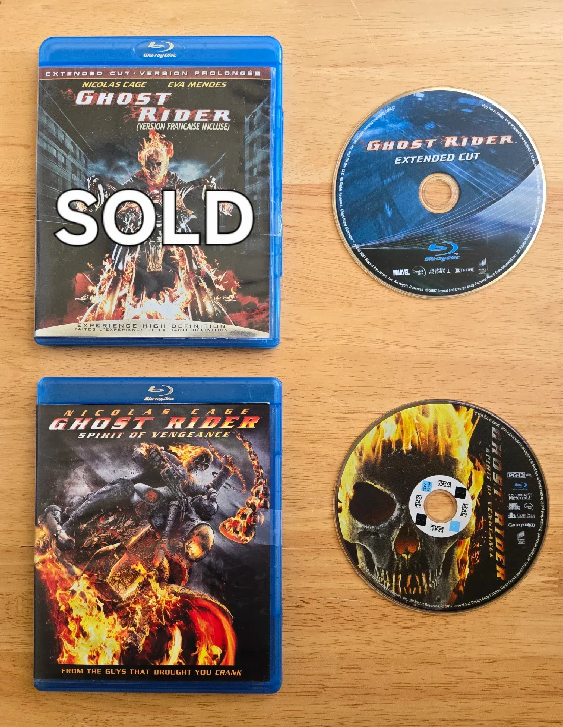 Blu-ray Marvel Titles $5 each OR $20 for 5 image indicator(5)
