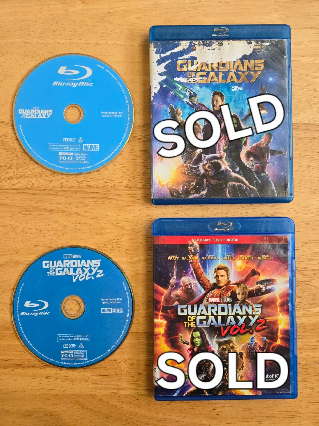 Blu-ray Marvel Titles $5 each OR $20 for 5 image indicator(8)