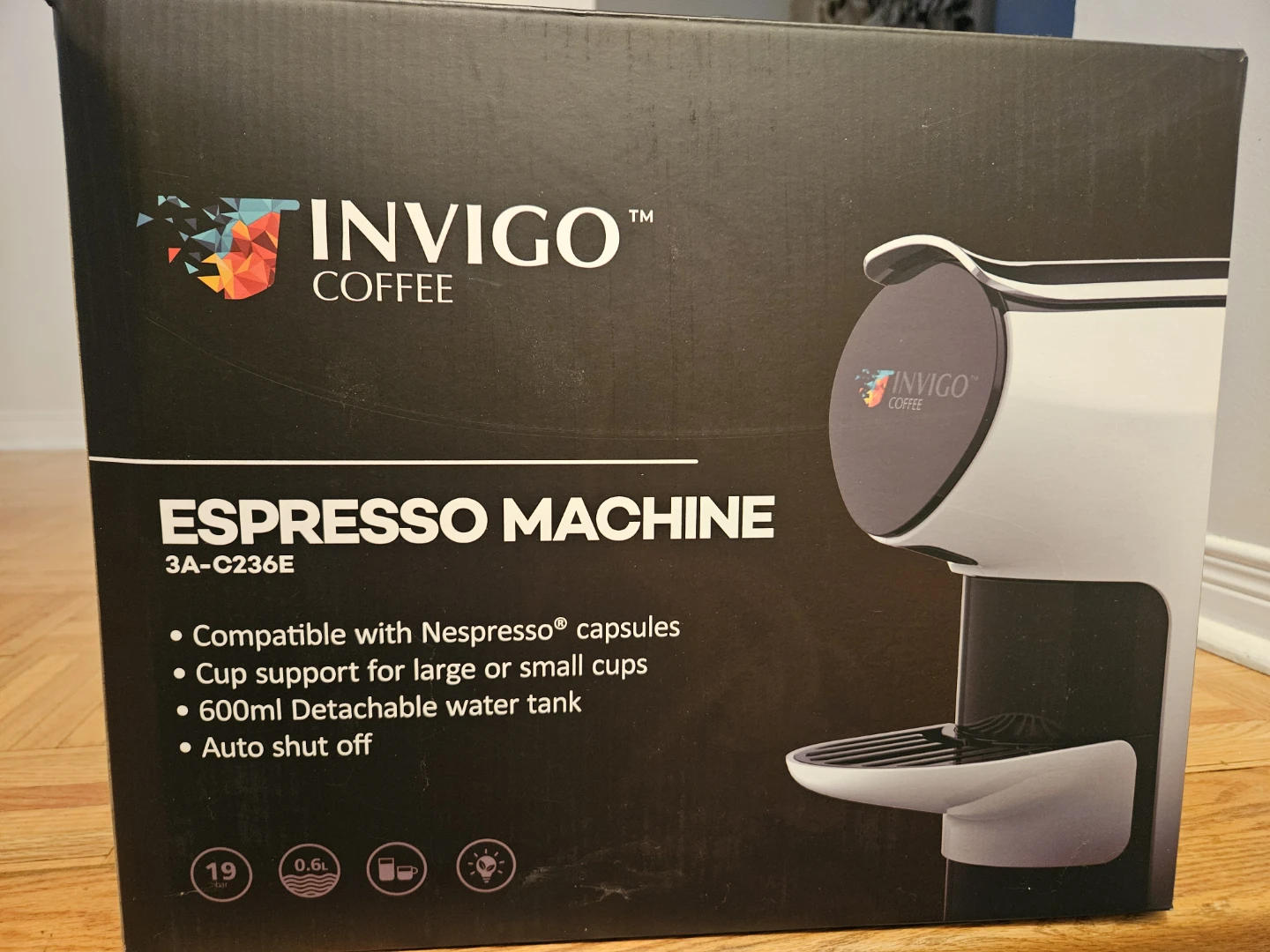 Invigo Espresso Machine 3A-C236E