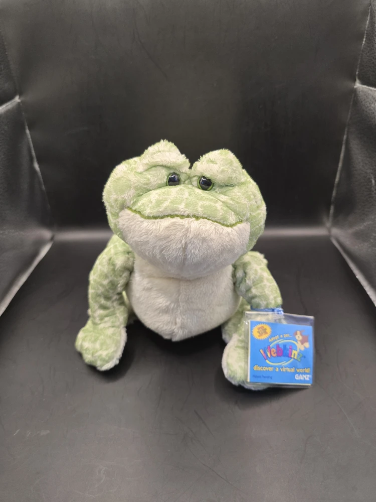 New Ganz Webkinz Spotted Frog HM143 Plush Toy Unused Code