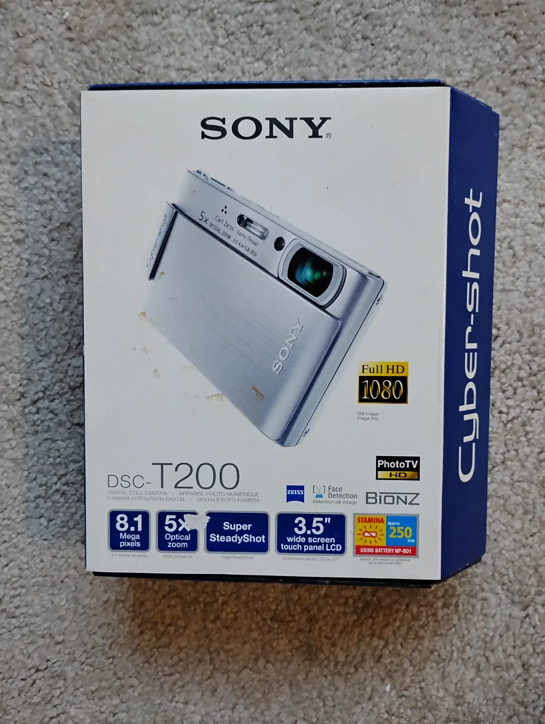 Sony Cyber-shot DSC-T200 Digital Camera - Like New! image indicator(3)